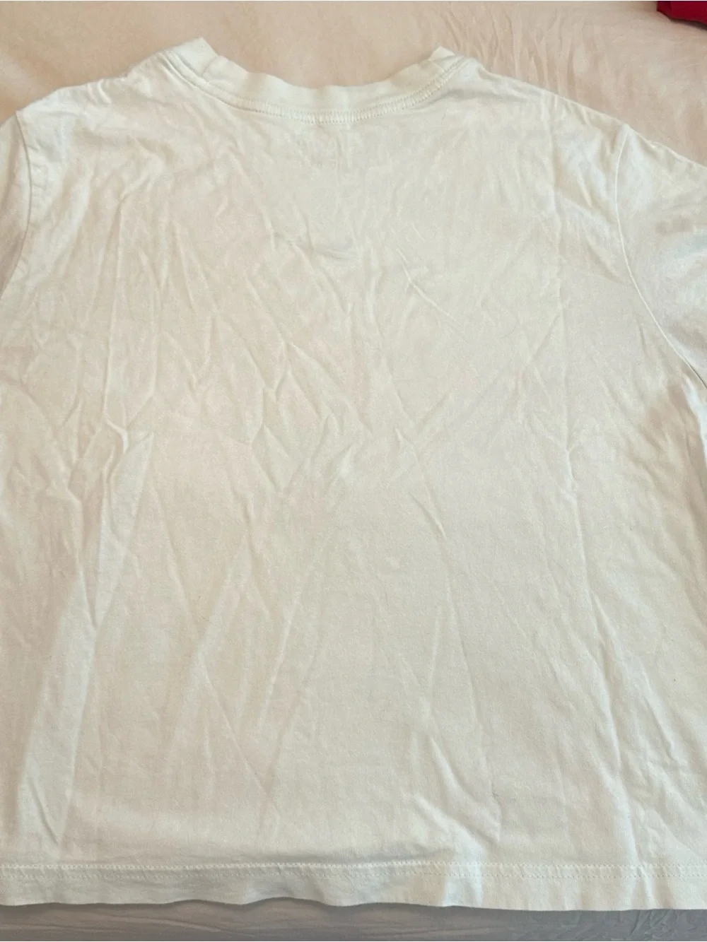 Nike Light Green Crewneck Cropped T-Shirt with Teal Swoosh - Child XL
